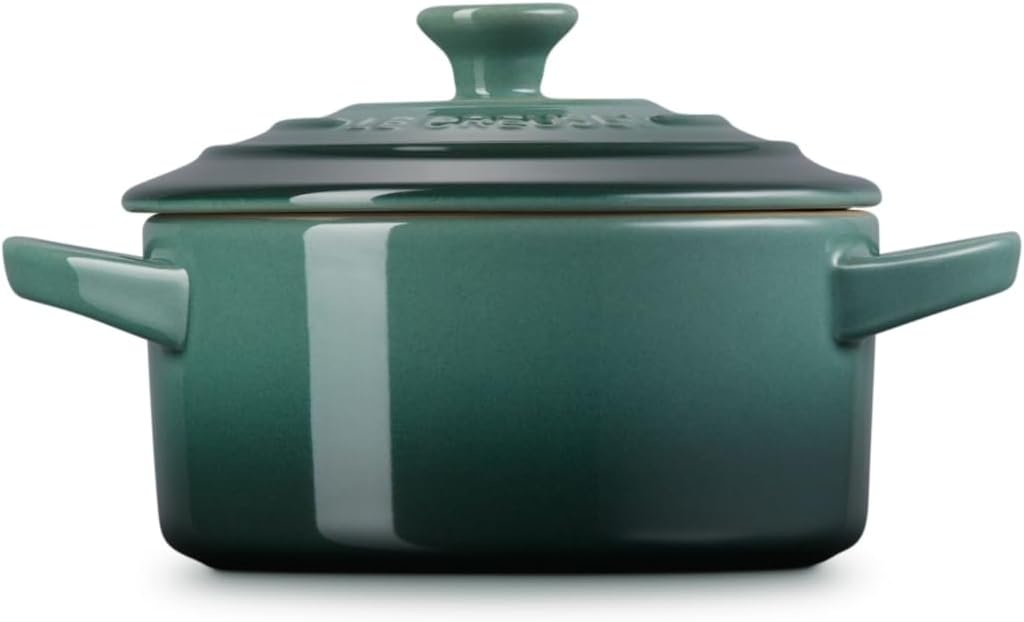 image:imageLe Creuset Stoneware Mini Round Cocotte 8 oz CaribbeanArtichaut