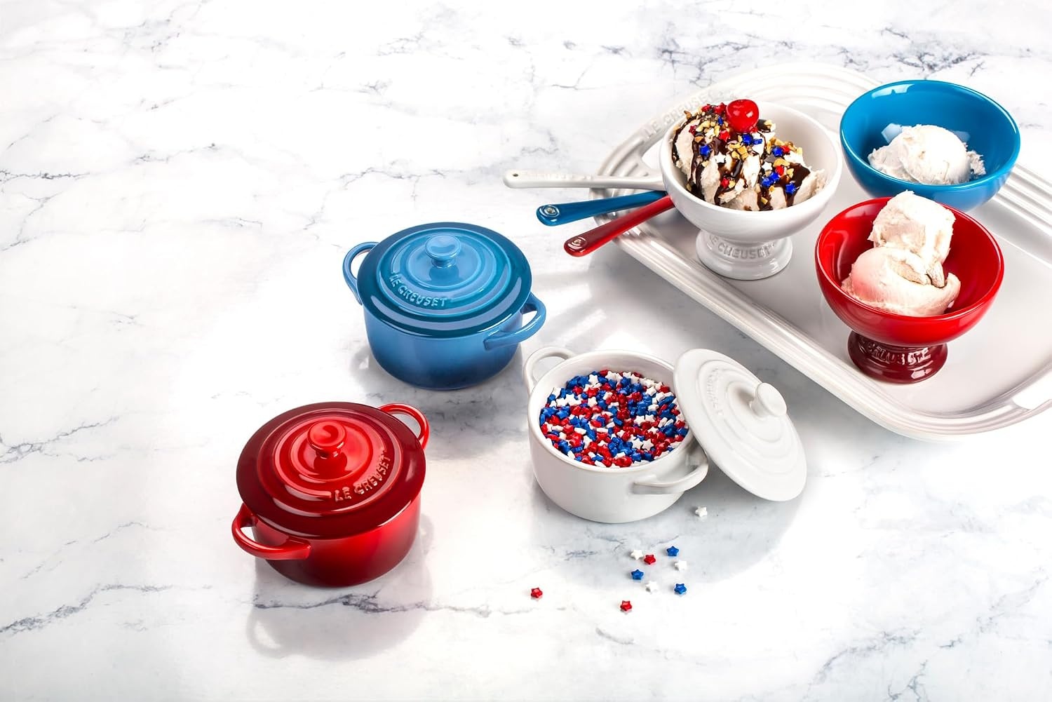 image:imageLe Creuset Stoneware Mini Round Cocotte 8 oz CaribbeanCerise
