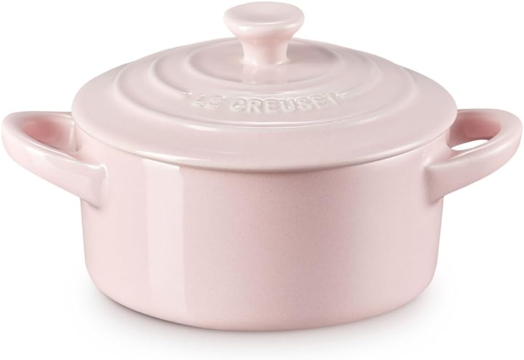 image:imageLe Creuset Stoneware Mini Round Cocotte 8 oz CaribbeanChiffon Pink