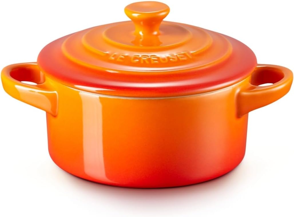 image:imageLe Creuset Stoneware Mini Round Cocotte 8 oz CaribbeanFlame