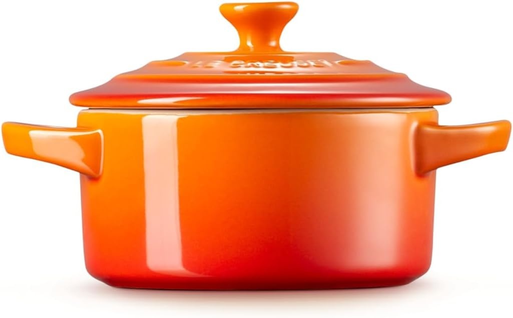 image:imageLe Creuset Stoneware Mini Round Cocotte 8 oz CaribbeanFlame