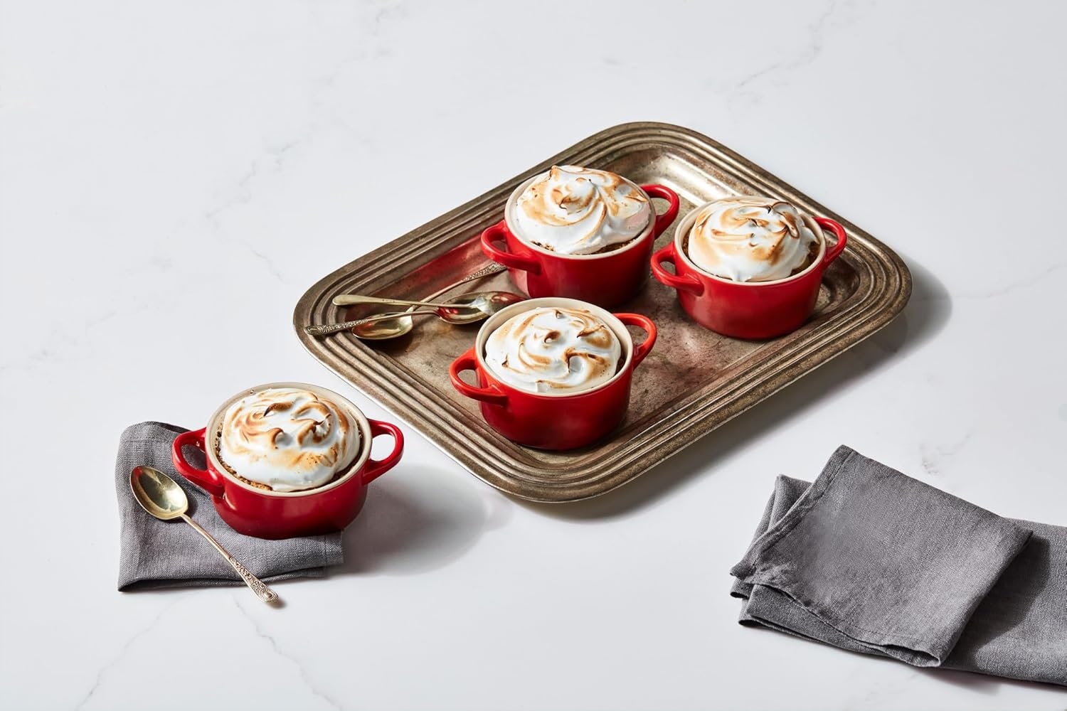 image:imageLe Creuset Stoneware Mini Round Cocotte 8 oz CaribbeanMarseille