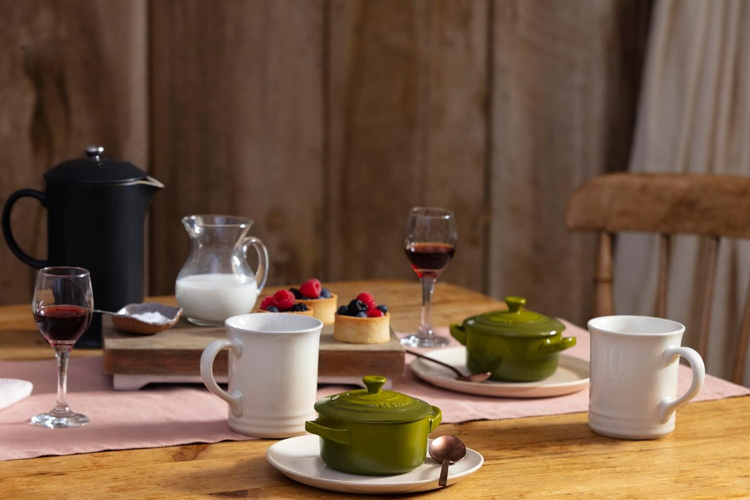 image:imageLe Creuset Stoneware Mini Round Cocotte 8 oz CaribbeanOlive