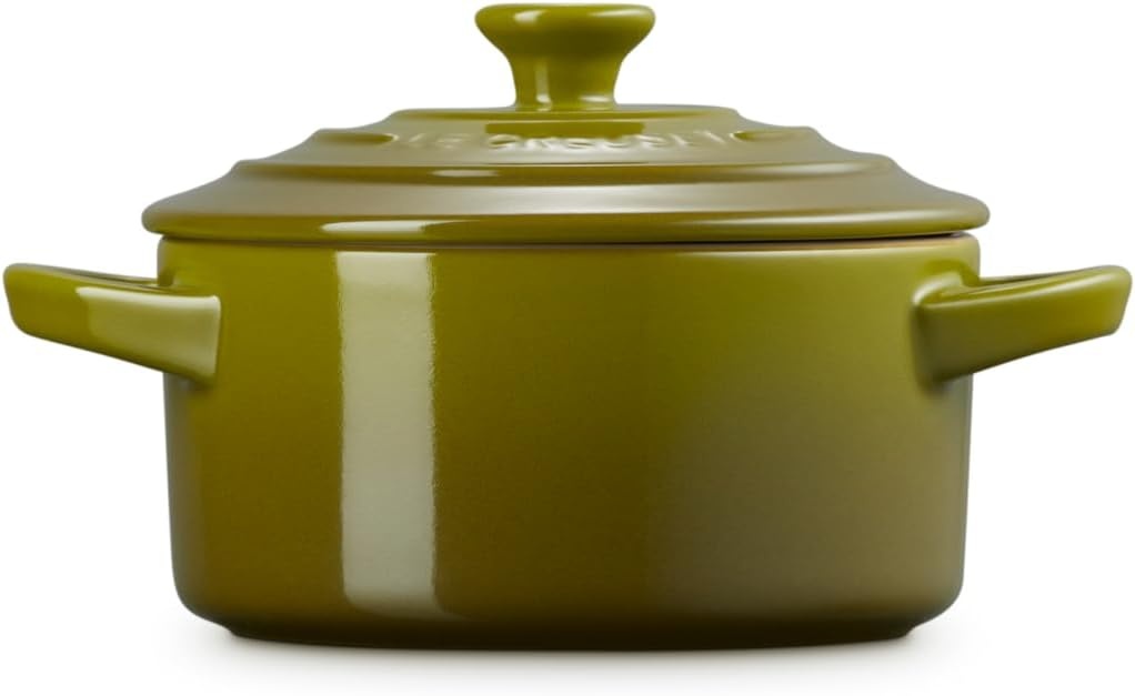 image:imageLe Creuset Stoneware Mini Round Cocotte 8 oz CaribbeanOlive