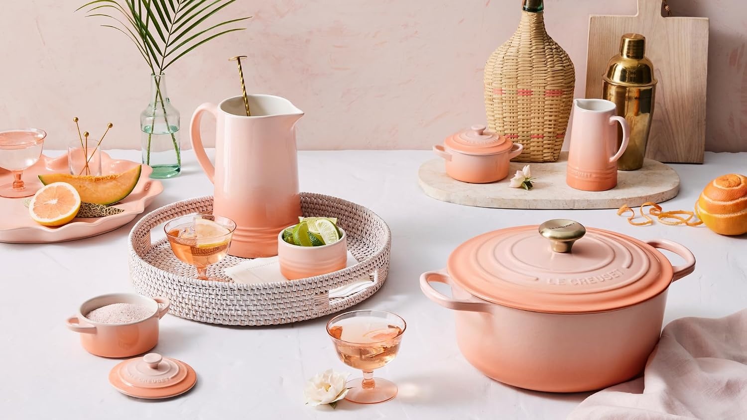 image:imageLe Creuset Stoneware Mini Round Cocotte 8 oz CaribbeanPeche