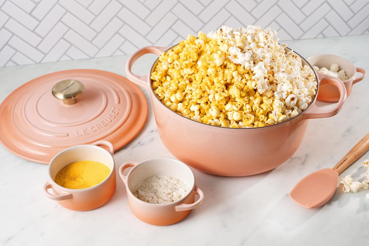 image:imageLe Creuset Stoneware Mini Round Cocotte 8 oz CaribbeanPeche