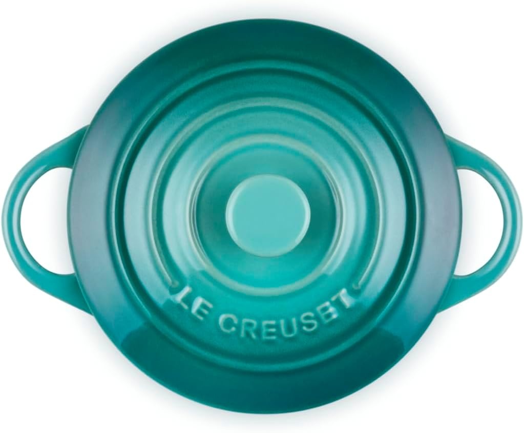 image:imageLe Creuset Stoneware Mini Round Cocotte 8 oz CaribbeanRiviera