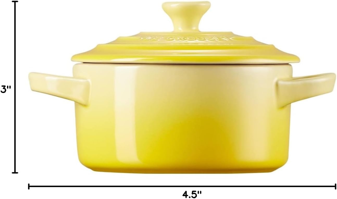 image:imageLe Creuset Stoneware Mini Round Cocotte 8 oz CaribbeanSoleil