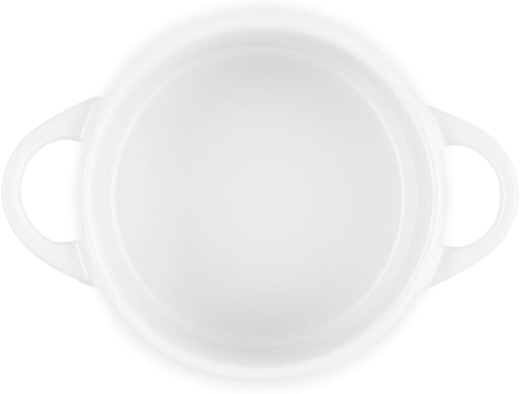 image:imageLe Creuset Stoneware Mini Round Cocotte 8 oz CaribbeanWhite