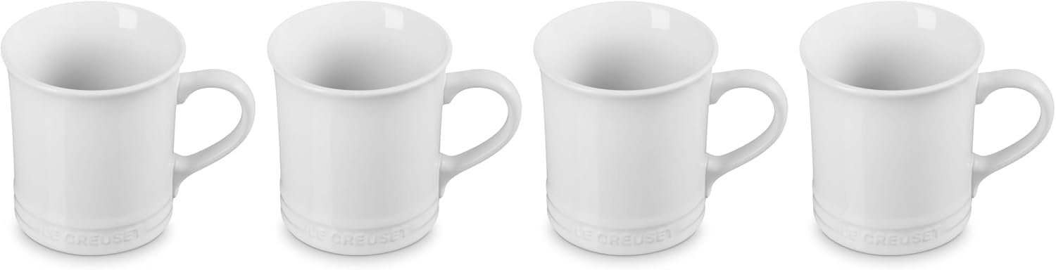 image:imageLe Creuset Stoneware Vancouver Mug 14 oz PecheWhite