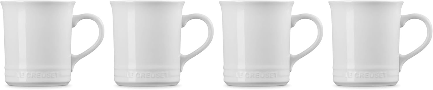 image:imageLe Creuset Stoneware Vancouver Mug 14 oz PecheWhite