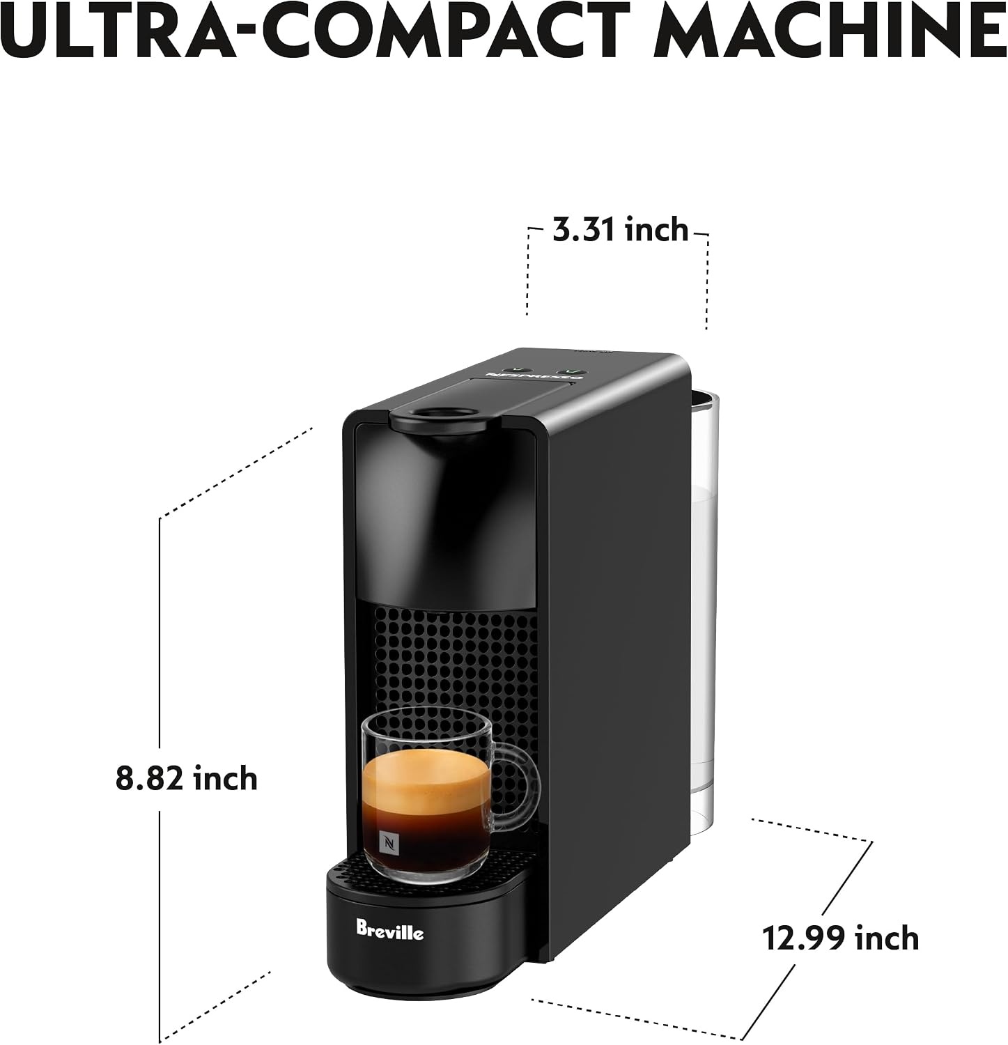 image:imageNespresso Essenza Mini Espresso Machine by Breville Piano BlackBlack