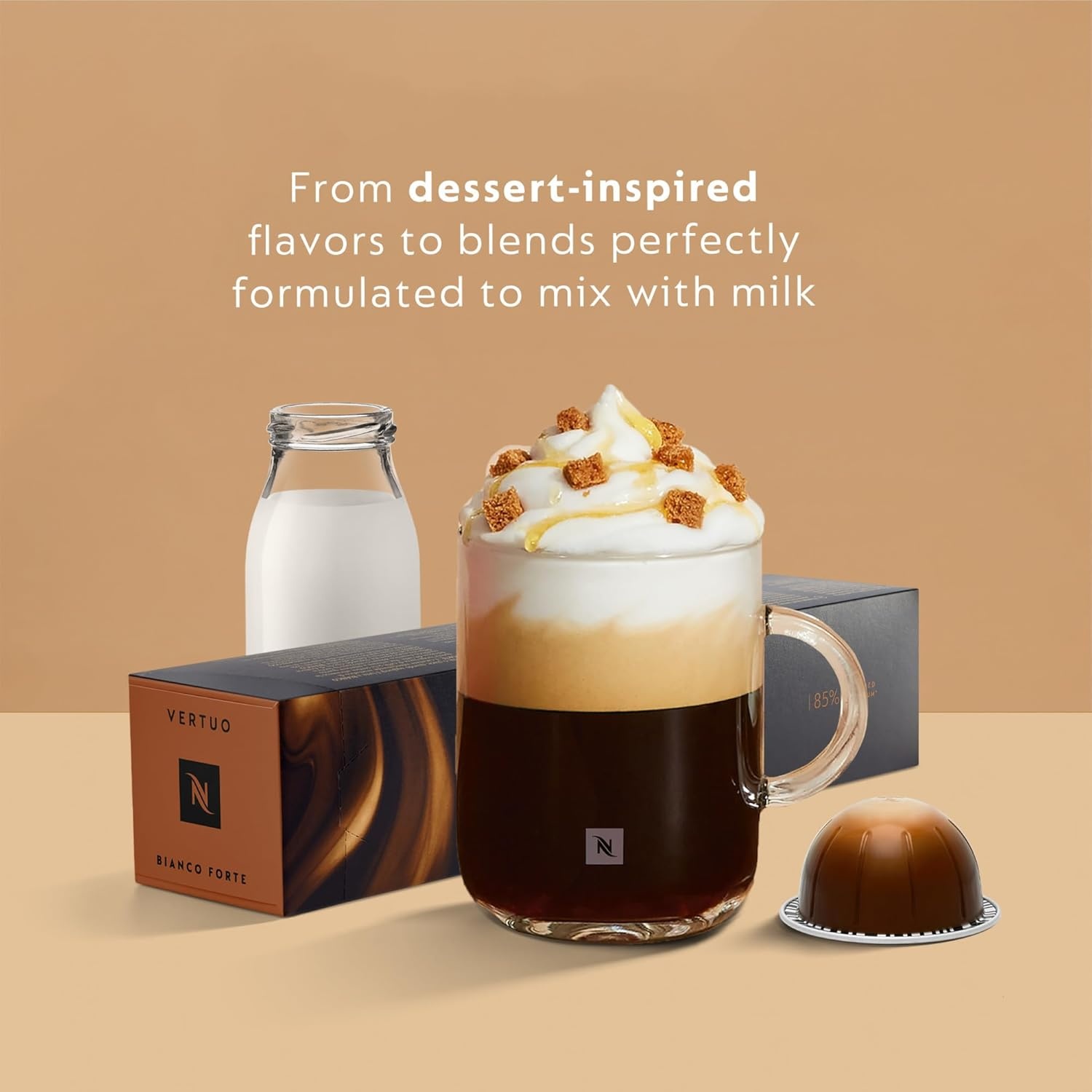 image:imageNespresso LimitedEdition Vertuo Pop Coffee and Espresso Maker by DeLonghi Pastel YellowPastel Yellow
