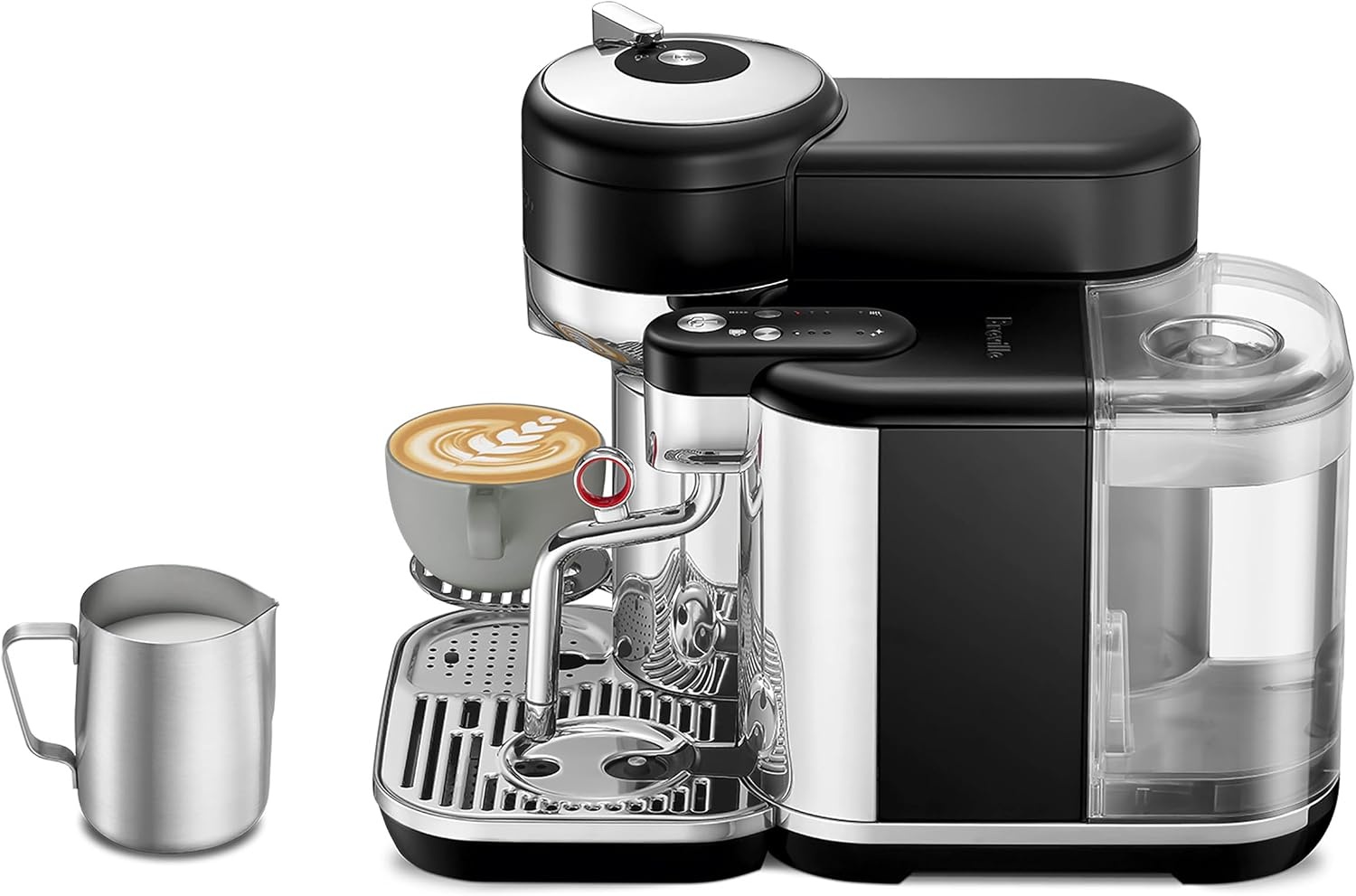image:imageNespresso Vertuo Creatista Coffee and Espresso Maker by Breville Brushed Stainless SteelBlack Truffle