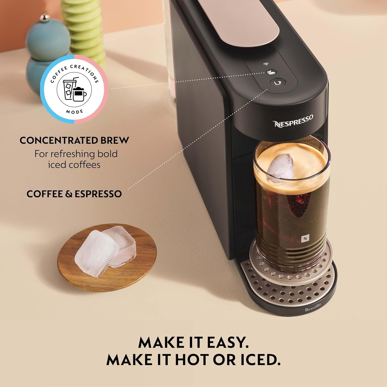 image:imageNespresso Vertuo Up Coffee and Espresso Maker by Breville Ink Black