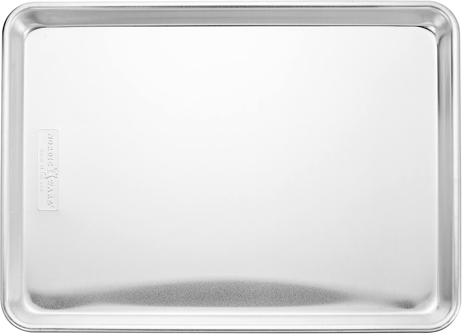 image:imageNordic Ware Extra Large Baking Sheet 21 x 15 inches XL Big sheet pan Natural Uncoated Aluminum Reinforced Steel Rim Prevents Warping 1pk Big SheetHalf and Big Sheet