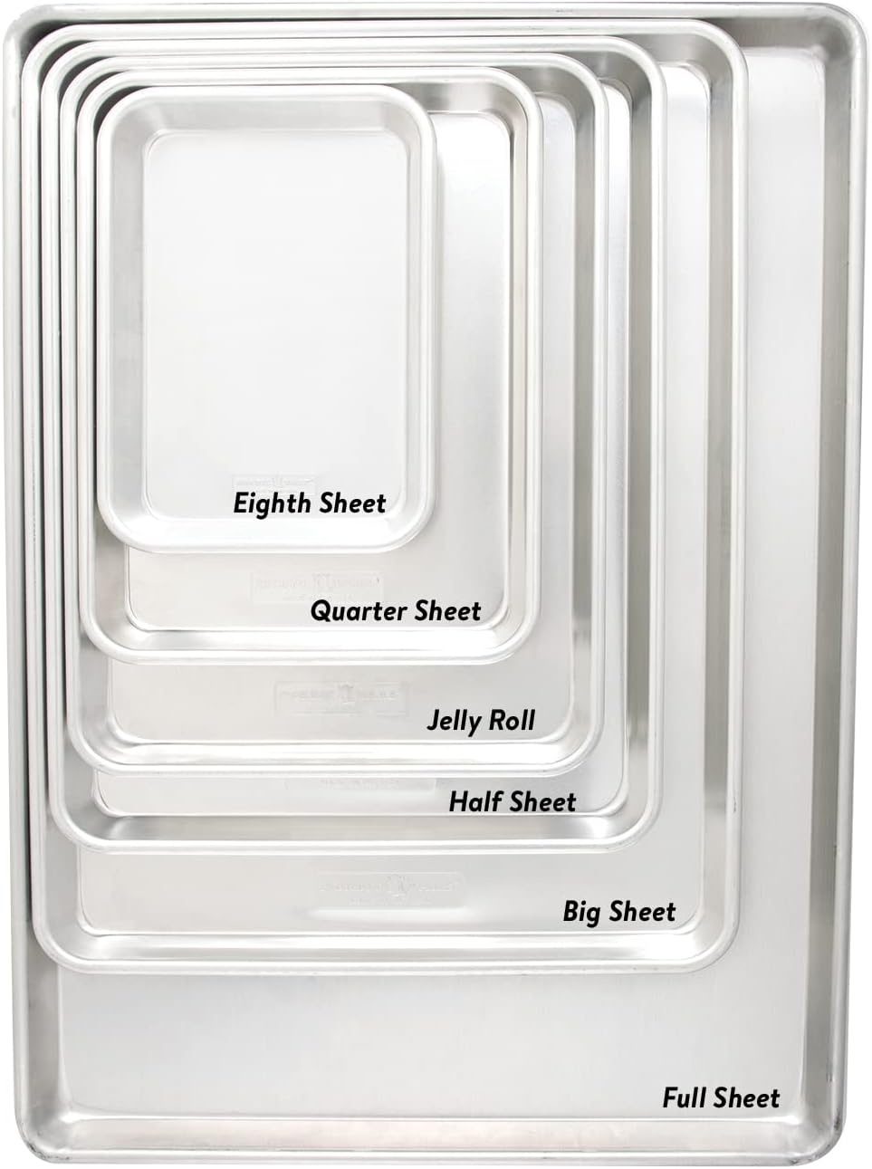 image:imageNordic Ware Extra Large Baking Sheet 21 x 15 inches XL Big sheet pan Natural Uncoated Aluminum Reinforced Steel Rim Prevents Warping 1pk Big SheetHalf and Big Sheet