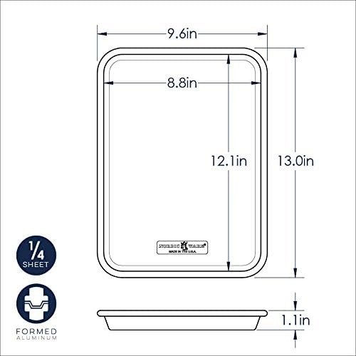 image:imageNordic Ware Natural Aluminum Commercial Bakers Quarter Sheet