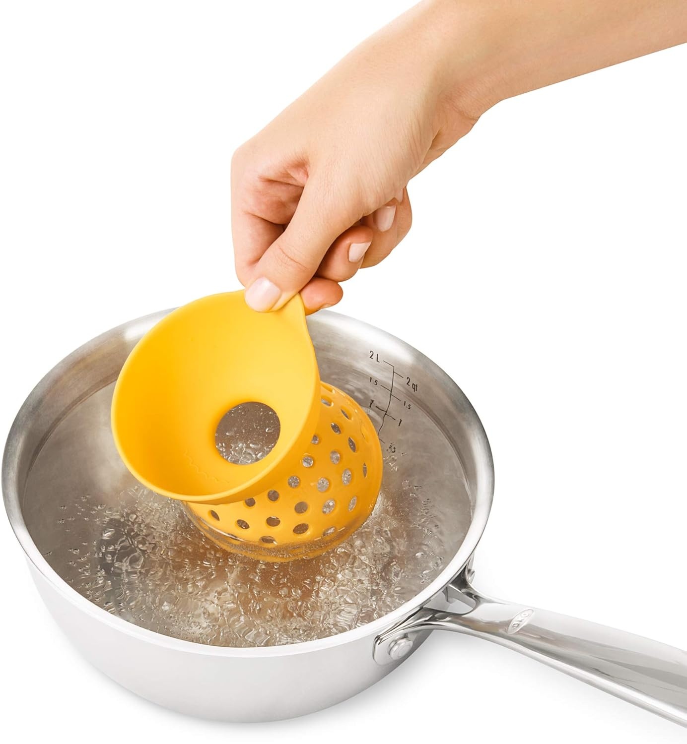 image:imageOXO Good Grips 2 Piece Silicone Egg Poaching Set One Size Yellow