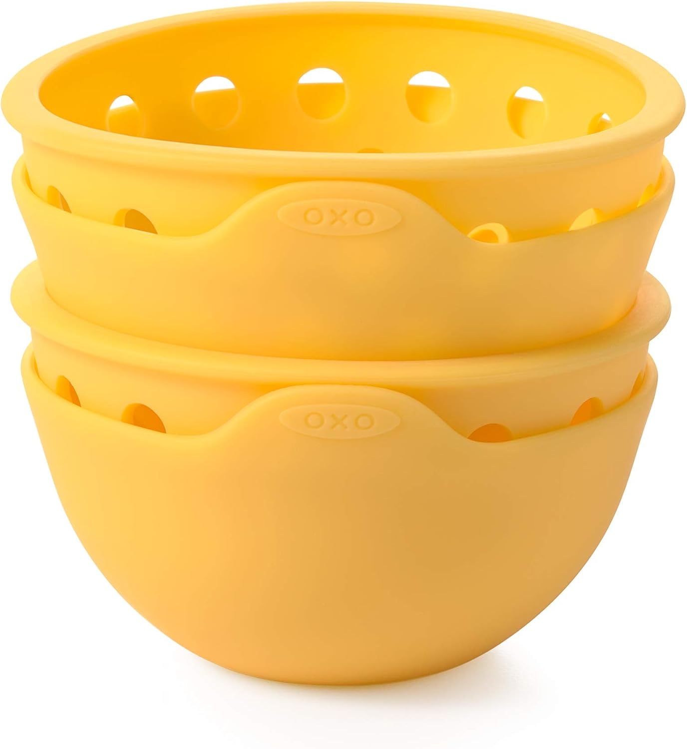 image:imageOXO Good Grips 2 Piece Silicone Egg Poaching Set One Size Yellow