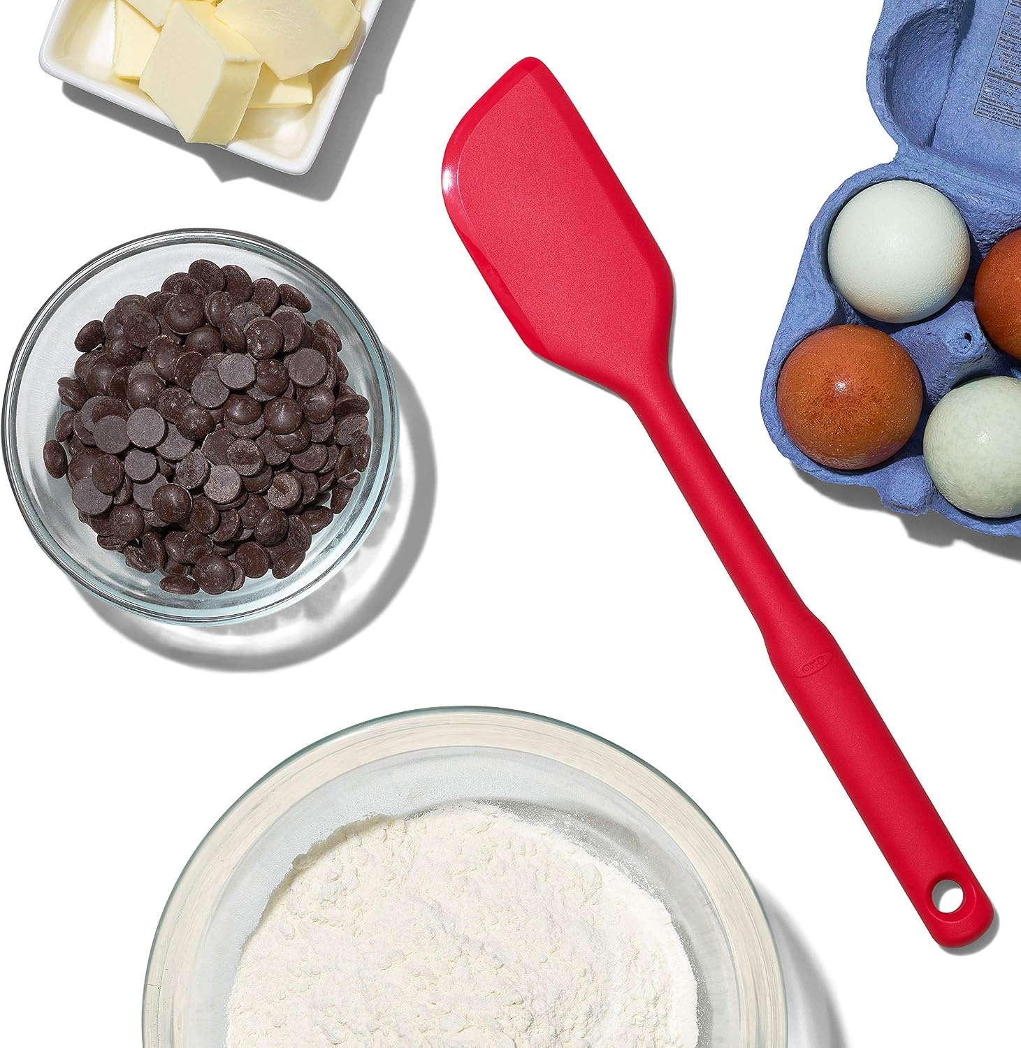image:imageOXO Good Grips 3 Piece Silicone Spatula Set One Size Multi MulticolorSpatula Set