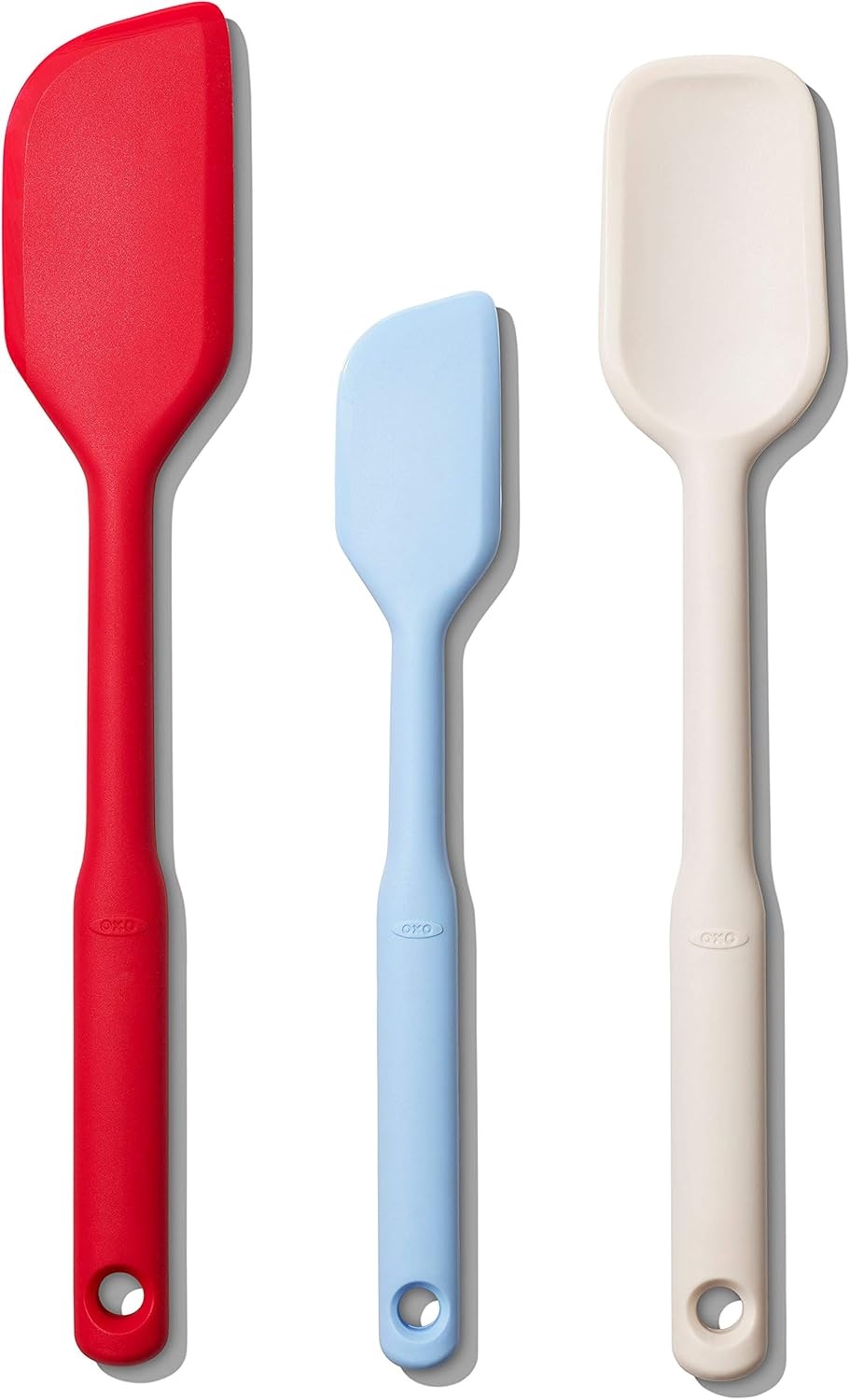 image:imageOXO Good Grips 3 Piece Silicone Spatula Set One Size Multi MulticolorSpatula Set