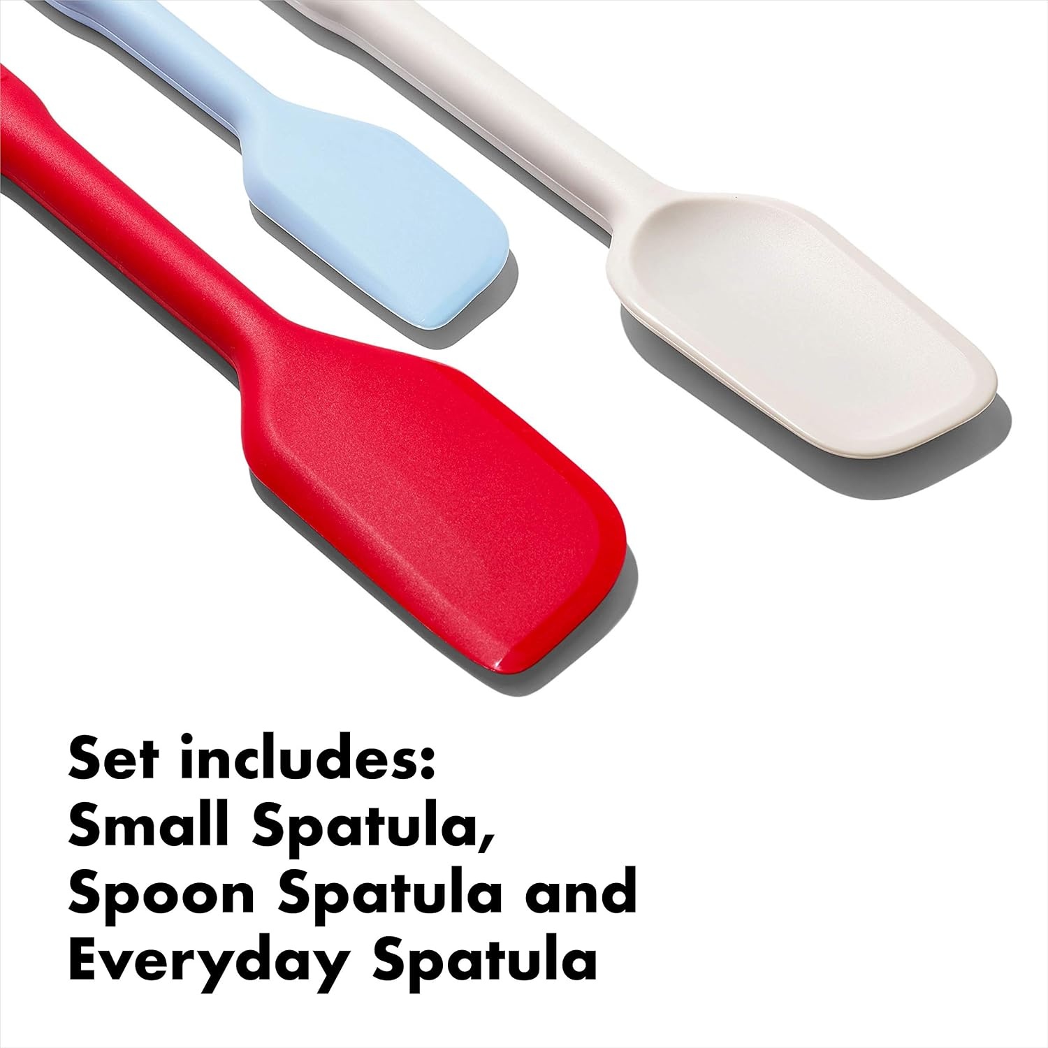 image:imageOXO Good Grips 3 Piece Silicone Spatula Set One Size Multi MulticolorSpatula Set