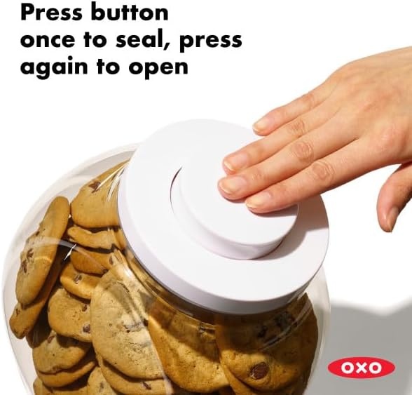 image:imageOXO Good Grips 50 Qt POP Large Cookie Jar Airtight Food Storage for Cookies and MoreLarge Jar 5 Qt