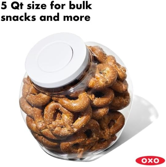 image:imageOXO Good Grips 50 Qt POP Large Cookie Jar Airtight Food Storage for Cookies and MoreLarge Jar 5 Qt