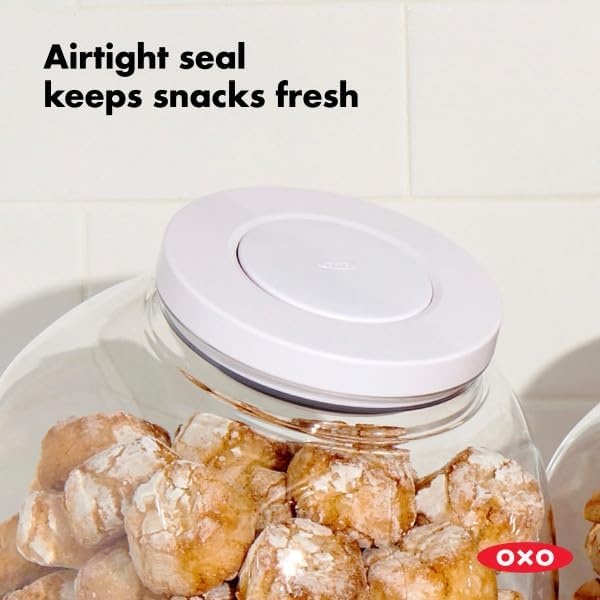 image:imageOXO Good Grips 50 Qt POP Large Cookie Jar Airtight Food Storage for Cookies and MoreLarge Jar 5 Qt