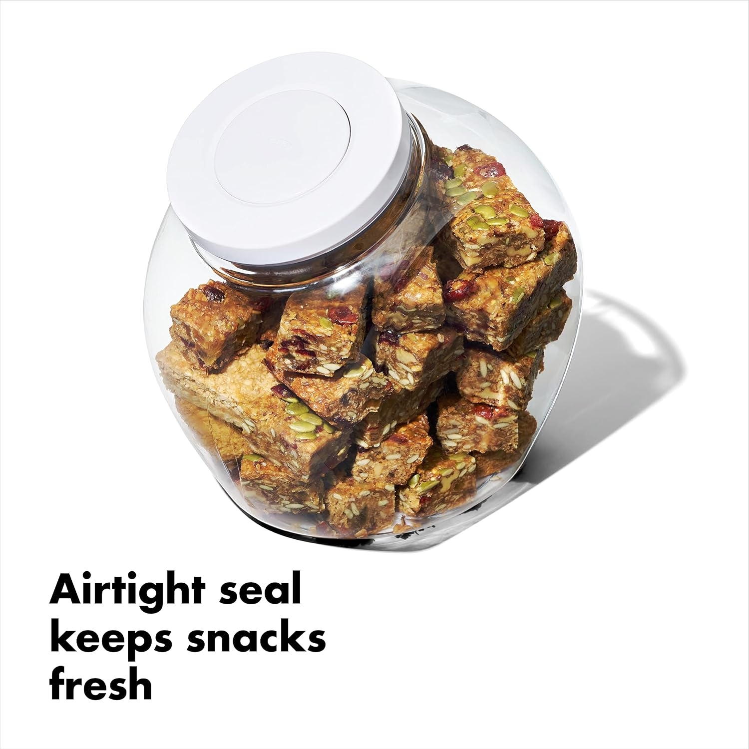 image:imageOXO Good Grips 50 Qt POP Large Cookie Jar Airtight Food Storage for Cookies and MoreLarge Jar 5 Qt Pack of 4