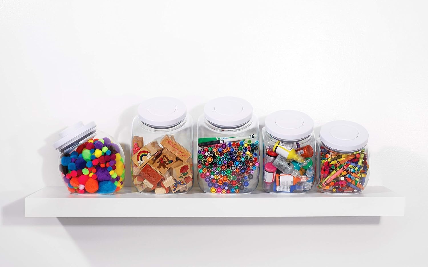 image:imageOXO Good Grips 50 Qt POP Large Cookie Jar Airtight Food Storage for Cookies and MoreLarge Jar 5 Qt Pack of 4