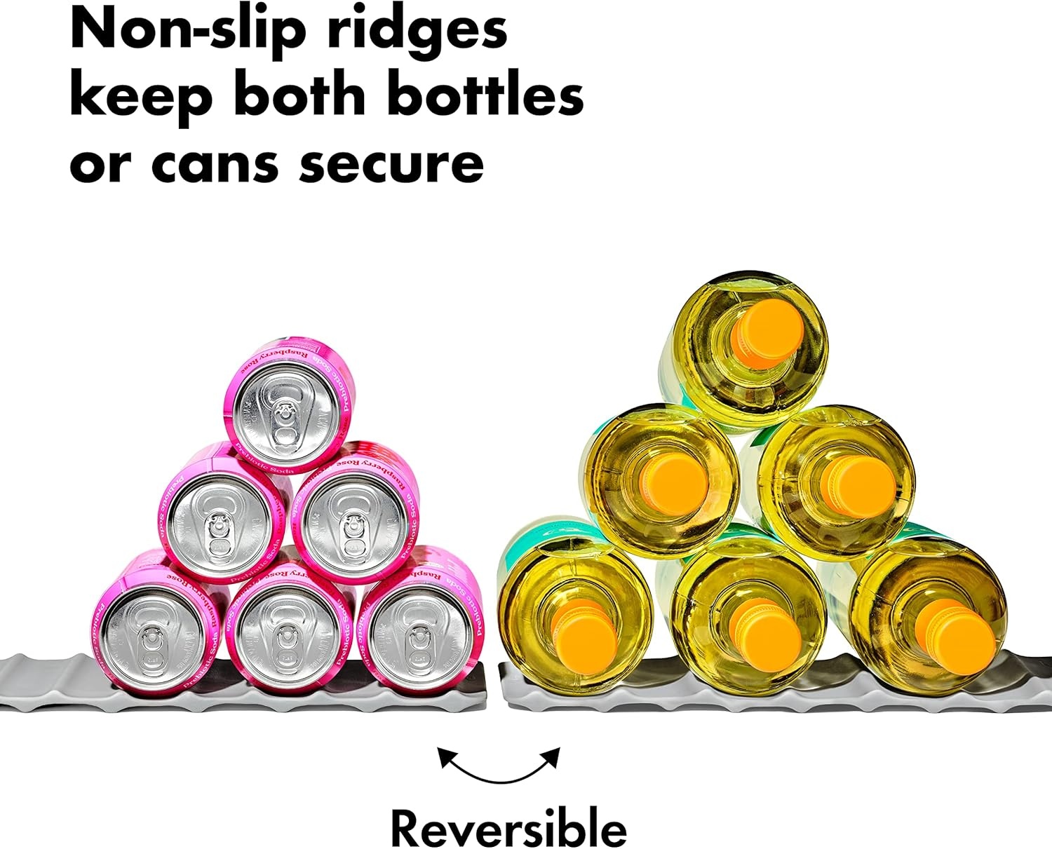 image:imageOXO Good Grips Adjustable Fridge Shelf RiserFits 12 Cans