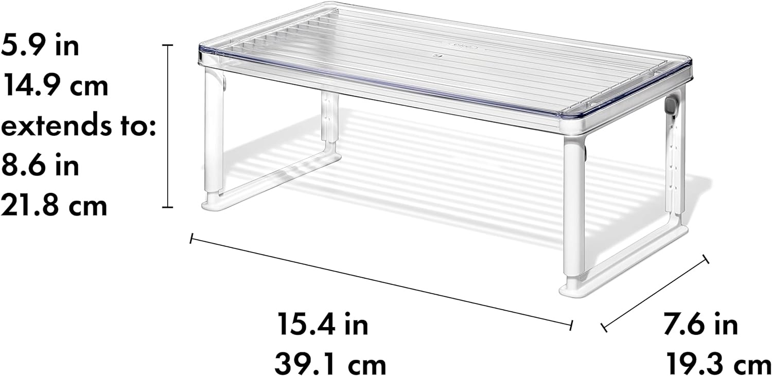 image:imageOXO Good Grips Adjustable Fridge Shelf RiserOne Size