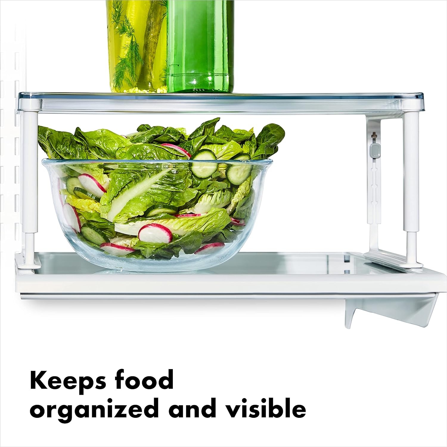 image:imageOXO Good Grips Adjustable Fridge Shelf RiserOne Size
