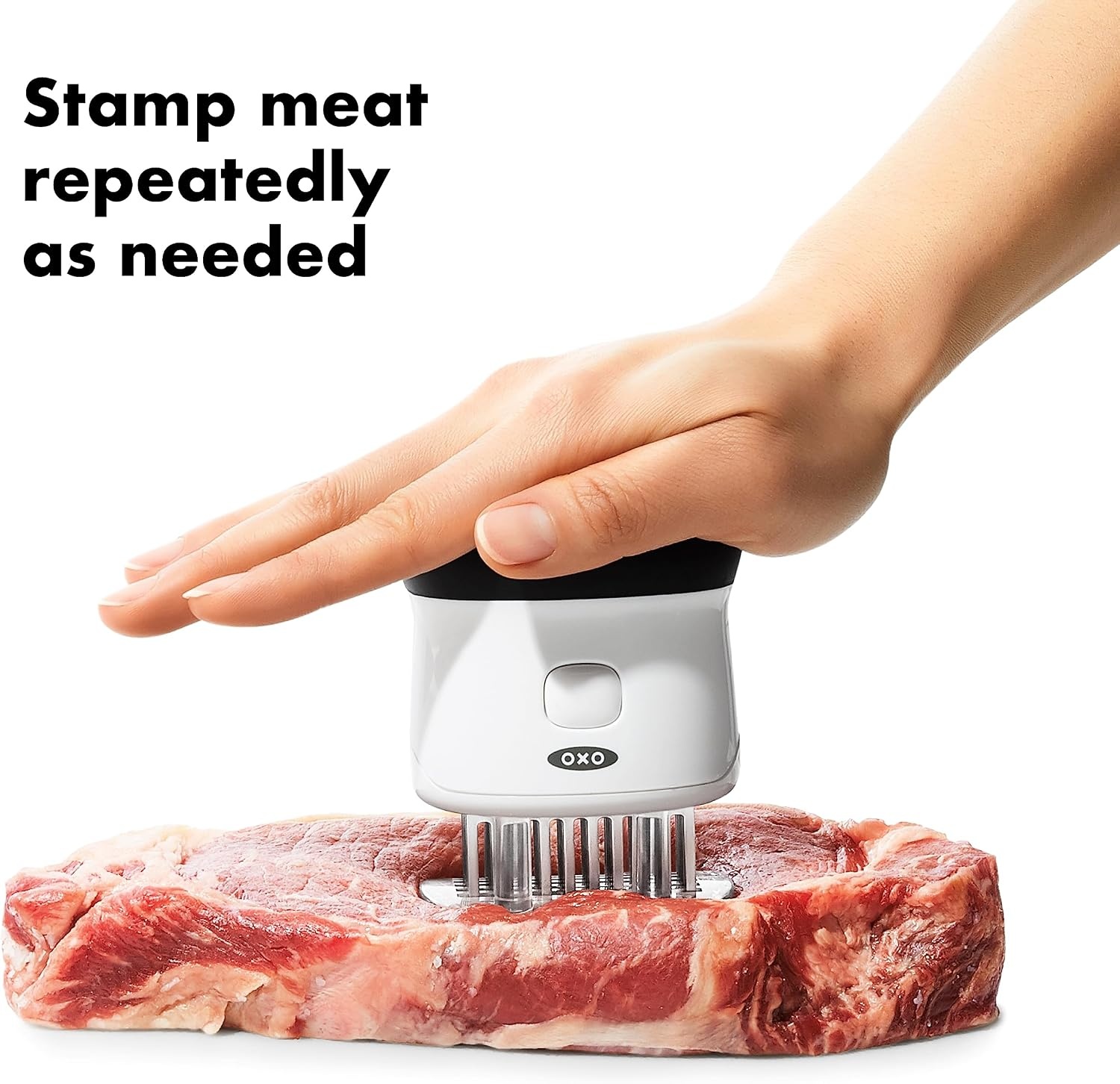image:imageOXO Good Grips EasyClean Bladed Meat Tenderizer White