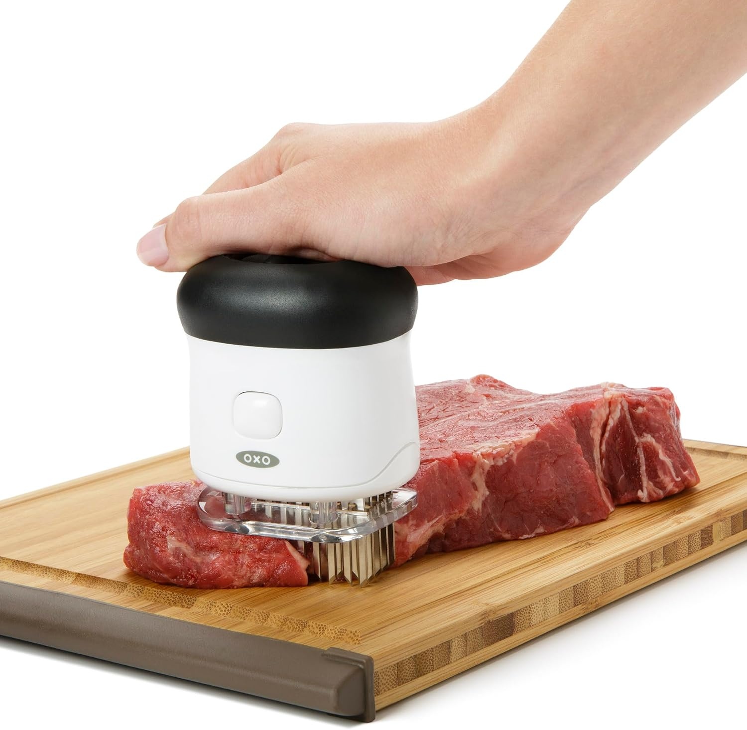 image:imageOXO Good Grips EasyClean Bladed Meat Tenderizer White