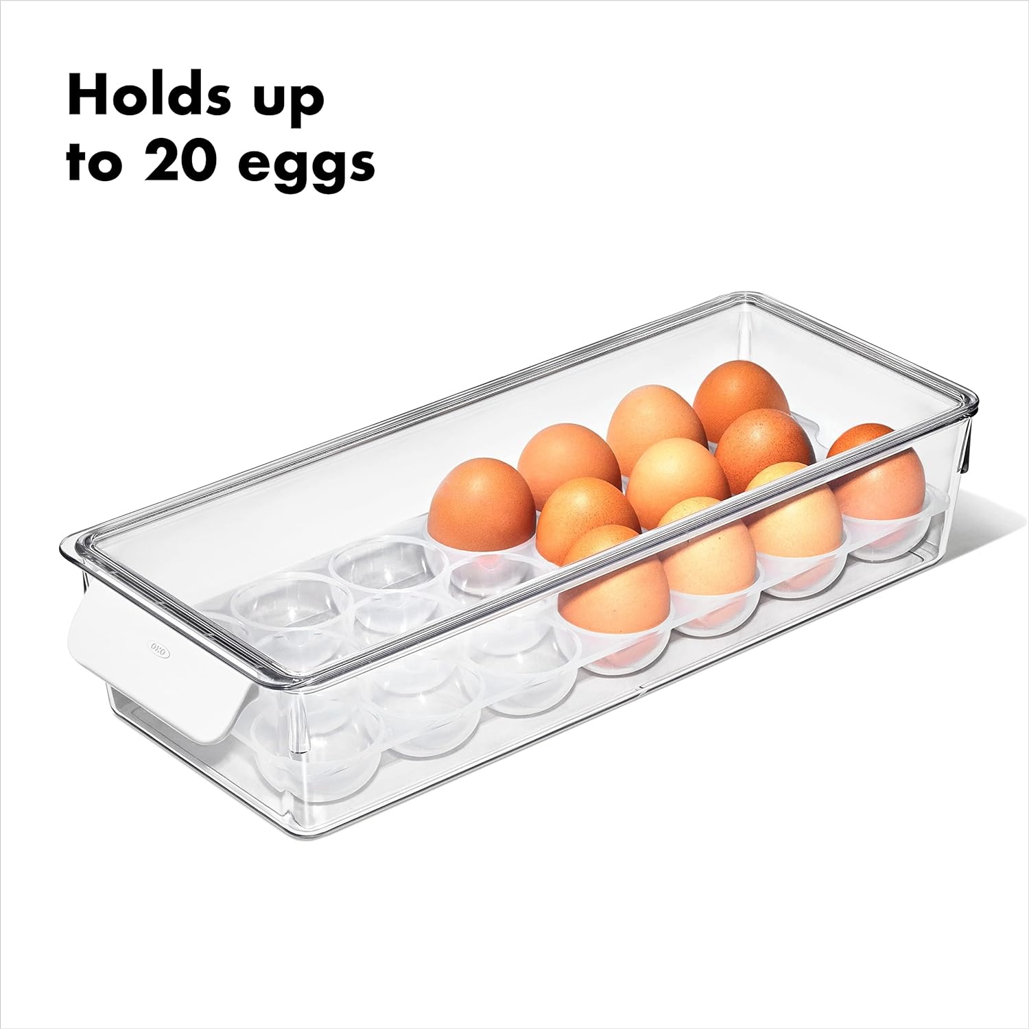 image:imageOXO Good Grips Fridge Egg Holder with Removable Tray and LidOne Size