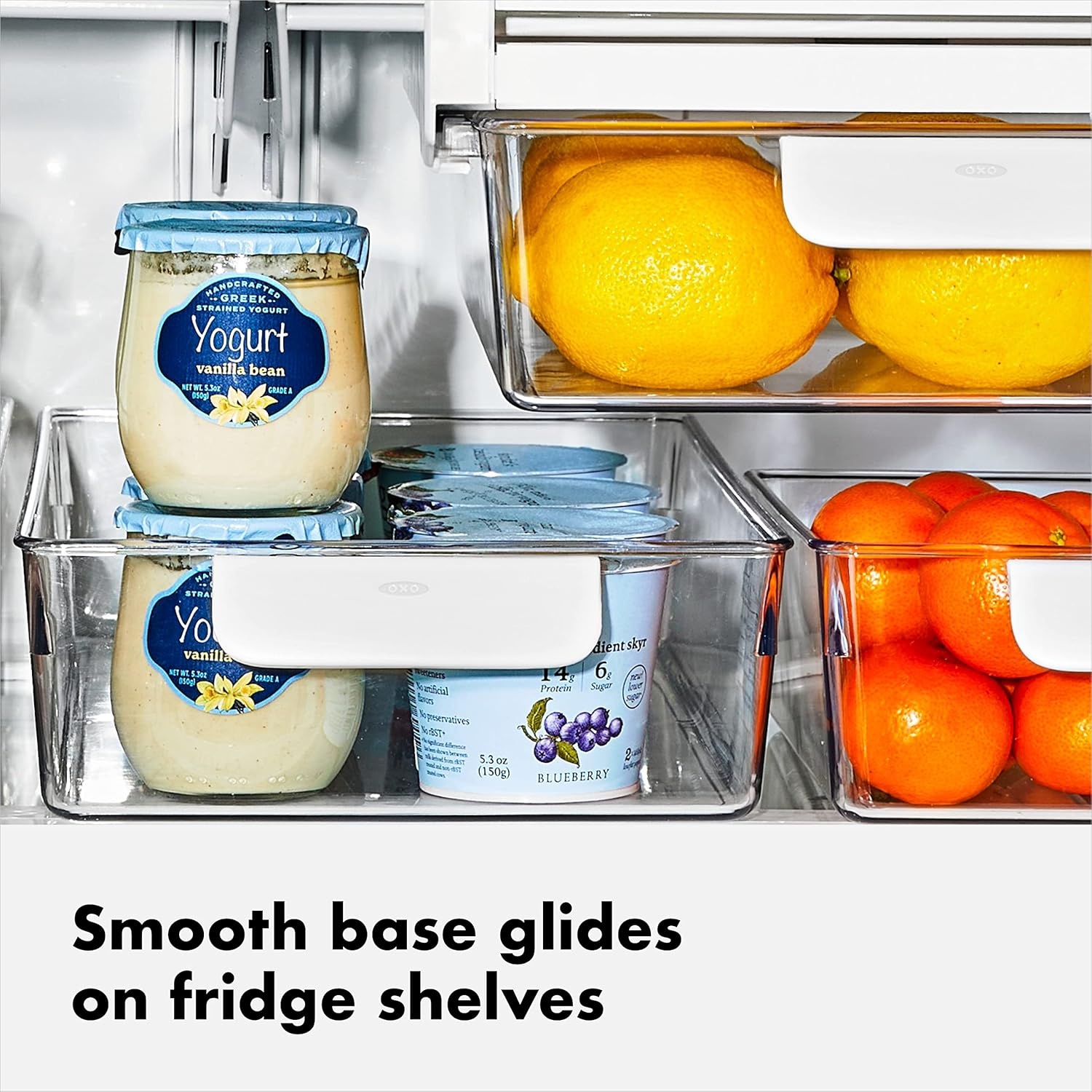 image:imageOXO Good Grips Fridge Organization Bin 8 in x 14 in for Cheese Meat Fish and More8 in x 14 in Pack of 1