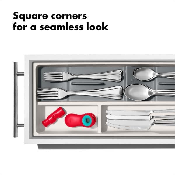 image:imageOXO Good Grips Kitchen Drawer Expandable Utensil Organizer WhiteCompact Pack of 1