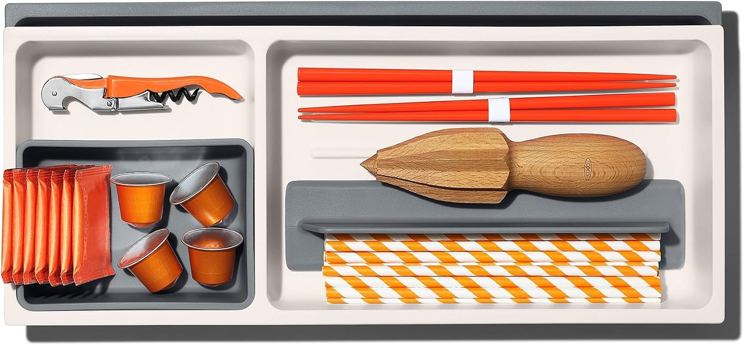 image:imageOXO Good Grips Kitchen Drawer Expandable Utensil Organizer WhiteExpandable Pack of 1