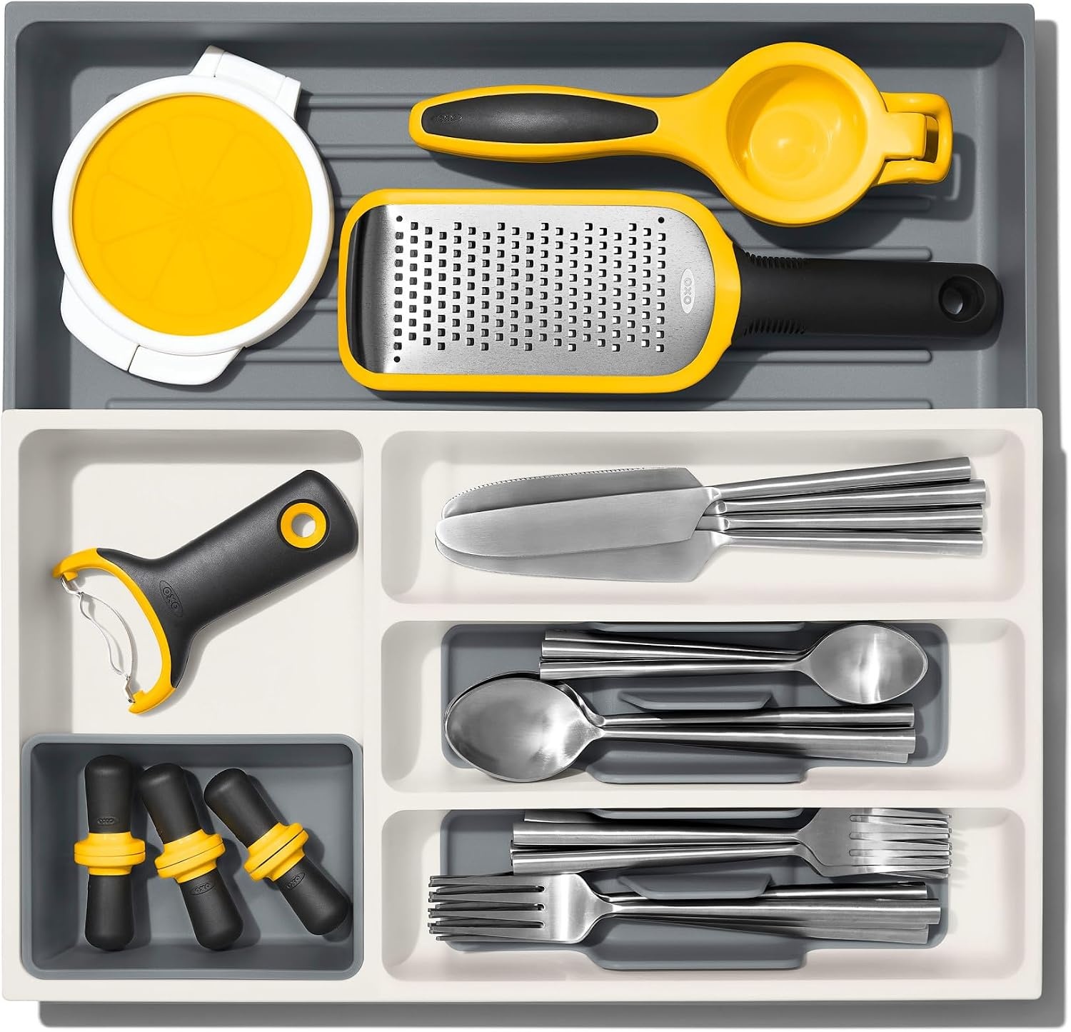 image:imageOXO Good Grips Kitchen Drawer Expandable Utensil Organizer WhiteExpandable Pack of 8