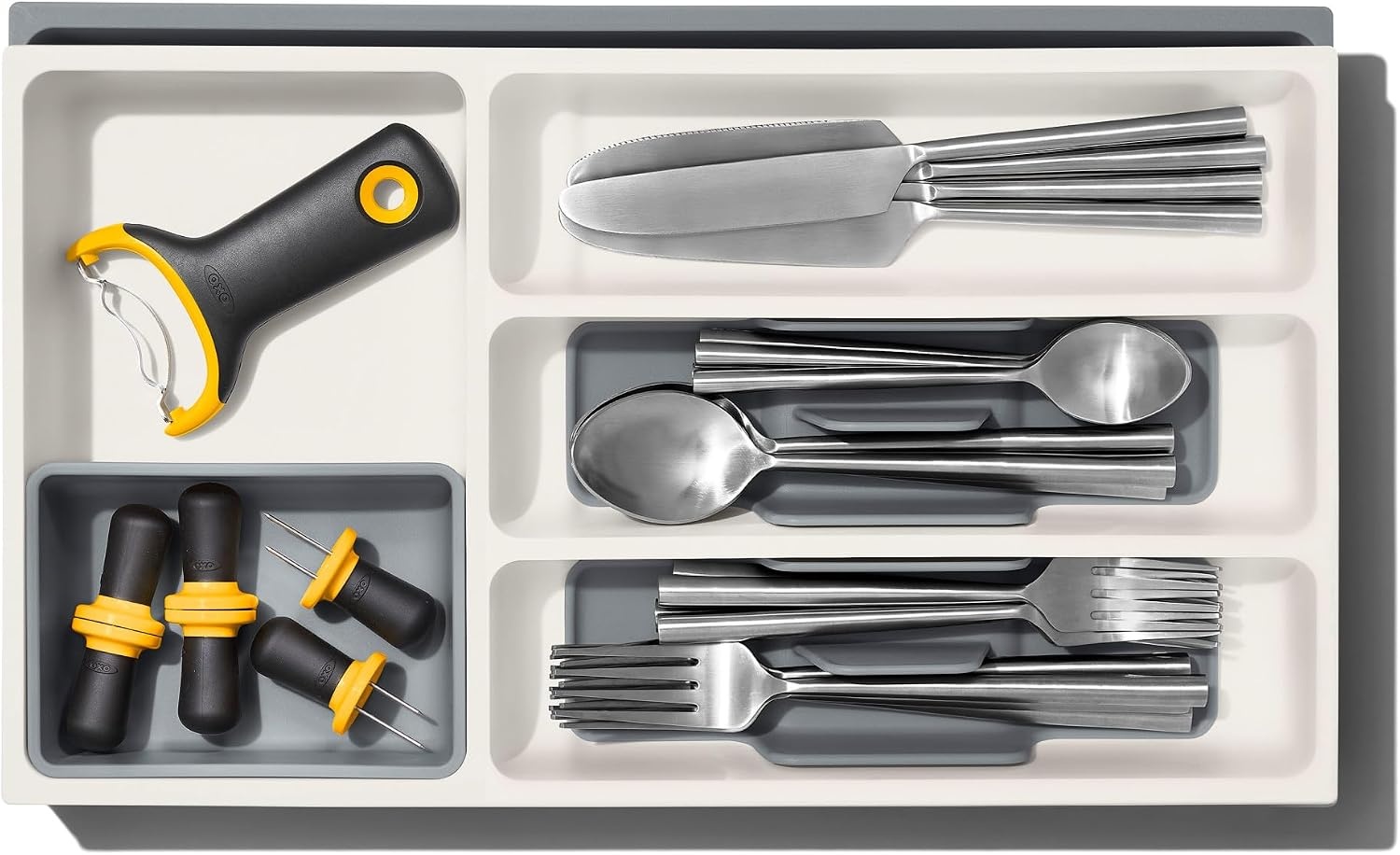 image:imageOXO Good Grips Kitchen Drawer Expandable Utensil Organizer WhiteExpandable Pack of 8