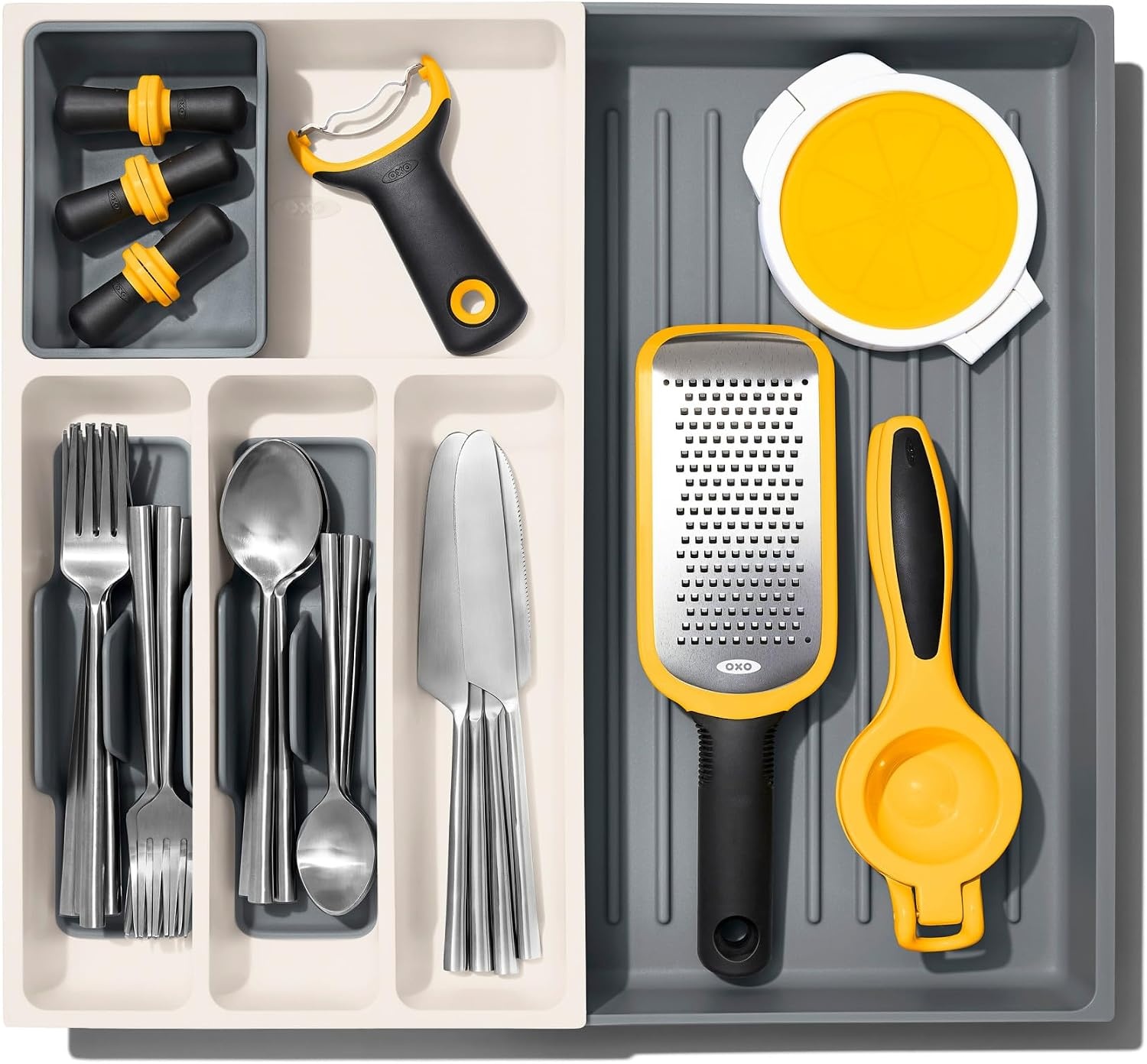 image:imageOXO Good Grips Kitchen Drawer Expandable Utensil Organizer WhiteExpandable Pack of 8