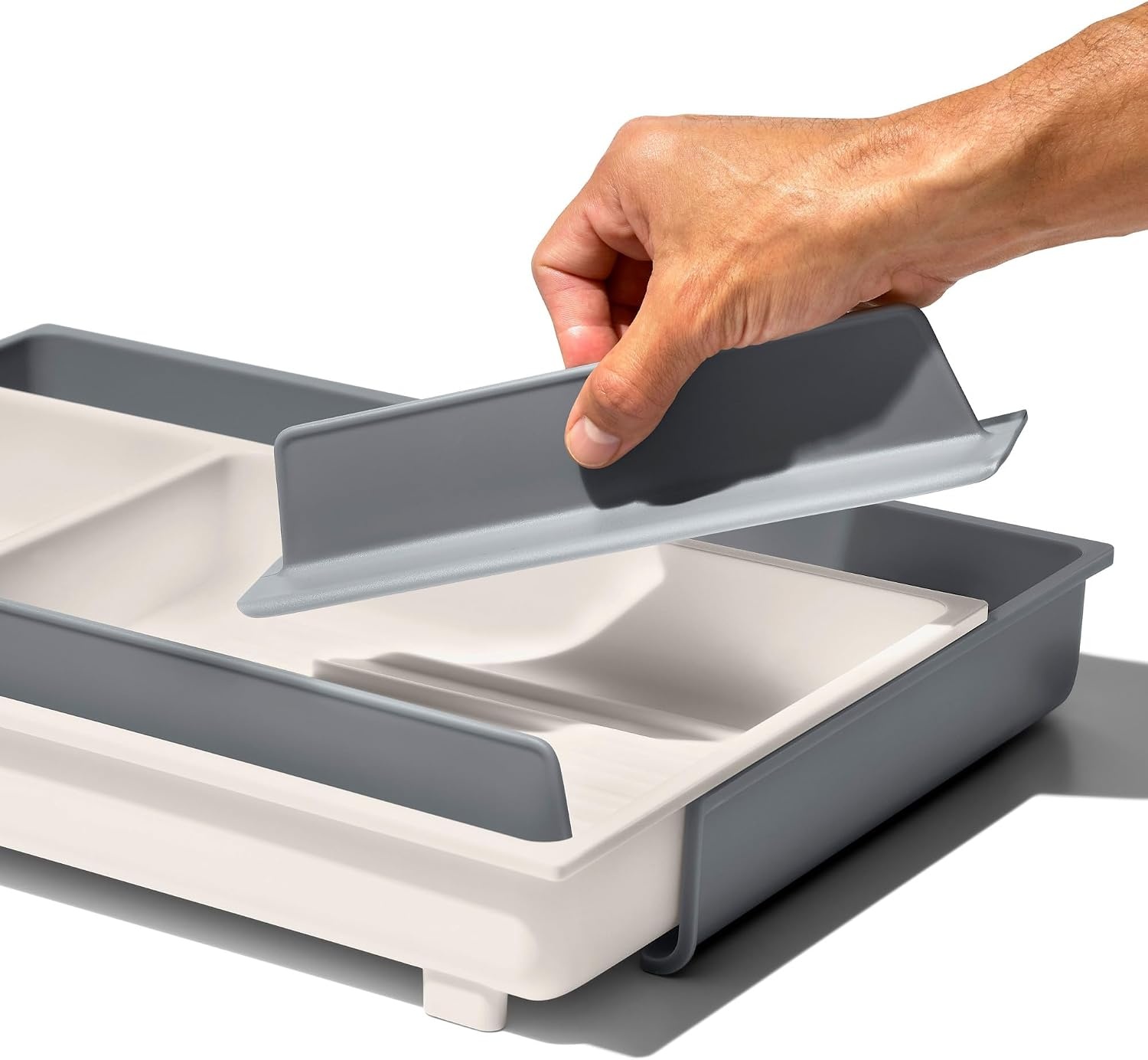 image:imageOXO Good Grips Kitchen Drawer Expandable Utensil Organizer WhiteLarge Expandable Pack of 1