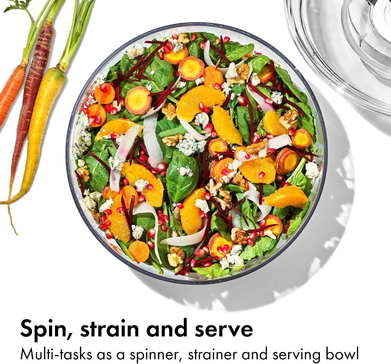 image:imageOXO Good Grips Little Salad amp Herb Salad Spinner Fruit Washer and Lettuce SpinnerGreen