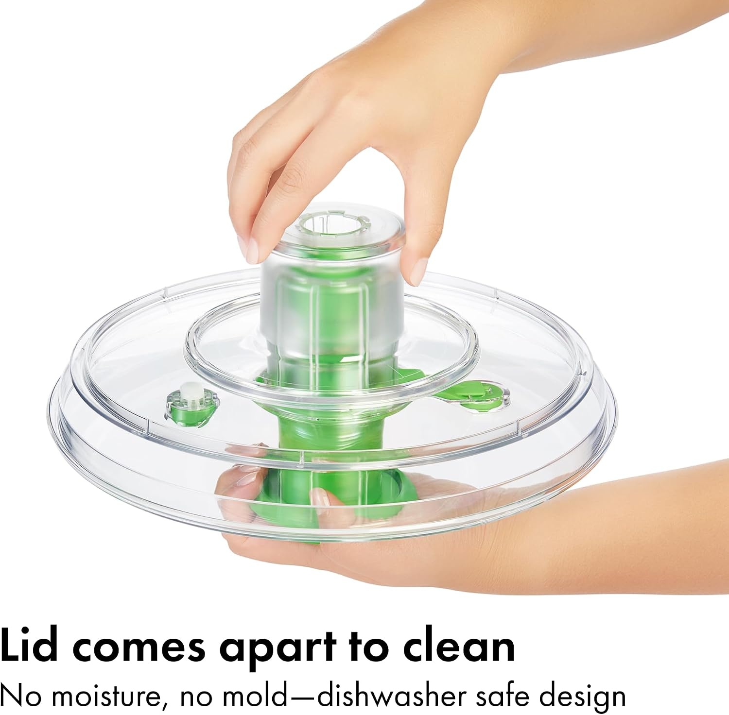 image:imageOXO Good Grips Little Salad amp Herb Salad Spinner Fruit Washer and Lettuce SpinnerGreen