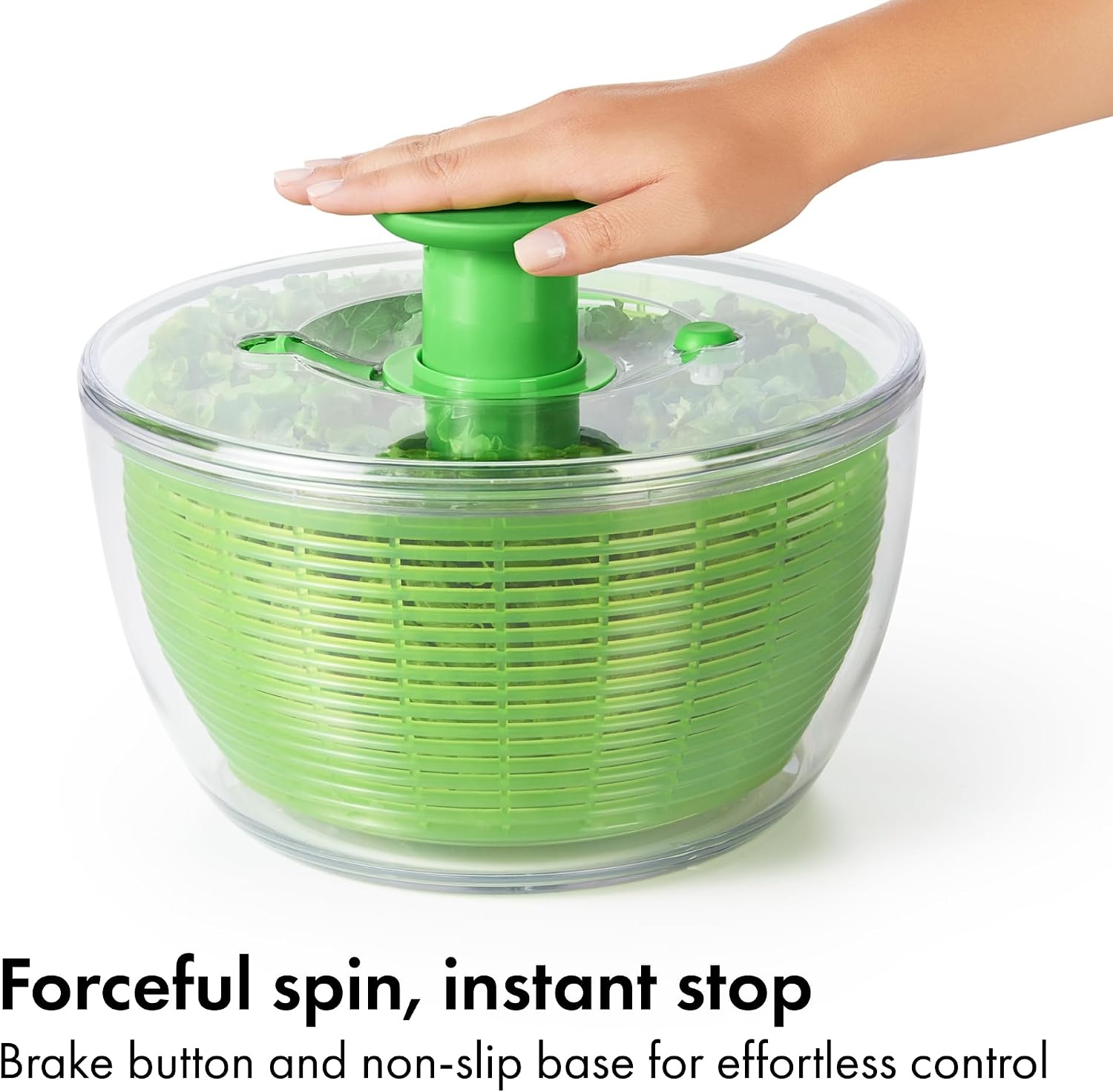 image:imageOXO Good Grips Little Salad amp Herb Salad Spinner Fruit Washer and Lettuce SpinnerGreen