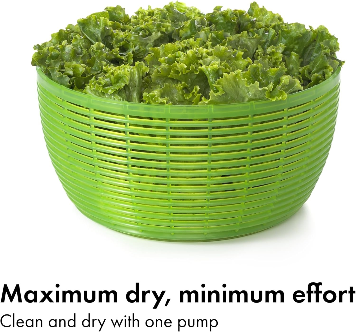 image:imageOXO Good Grips Little Salad amp Herb Salad Spinner Fruit Washer and Lettuce SpinnerGreen