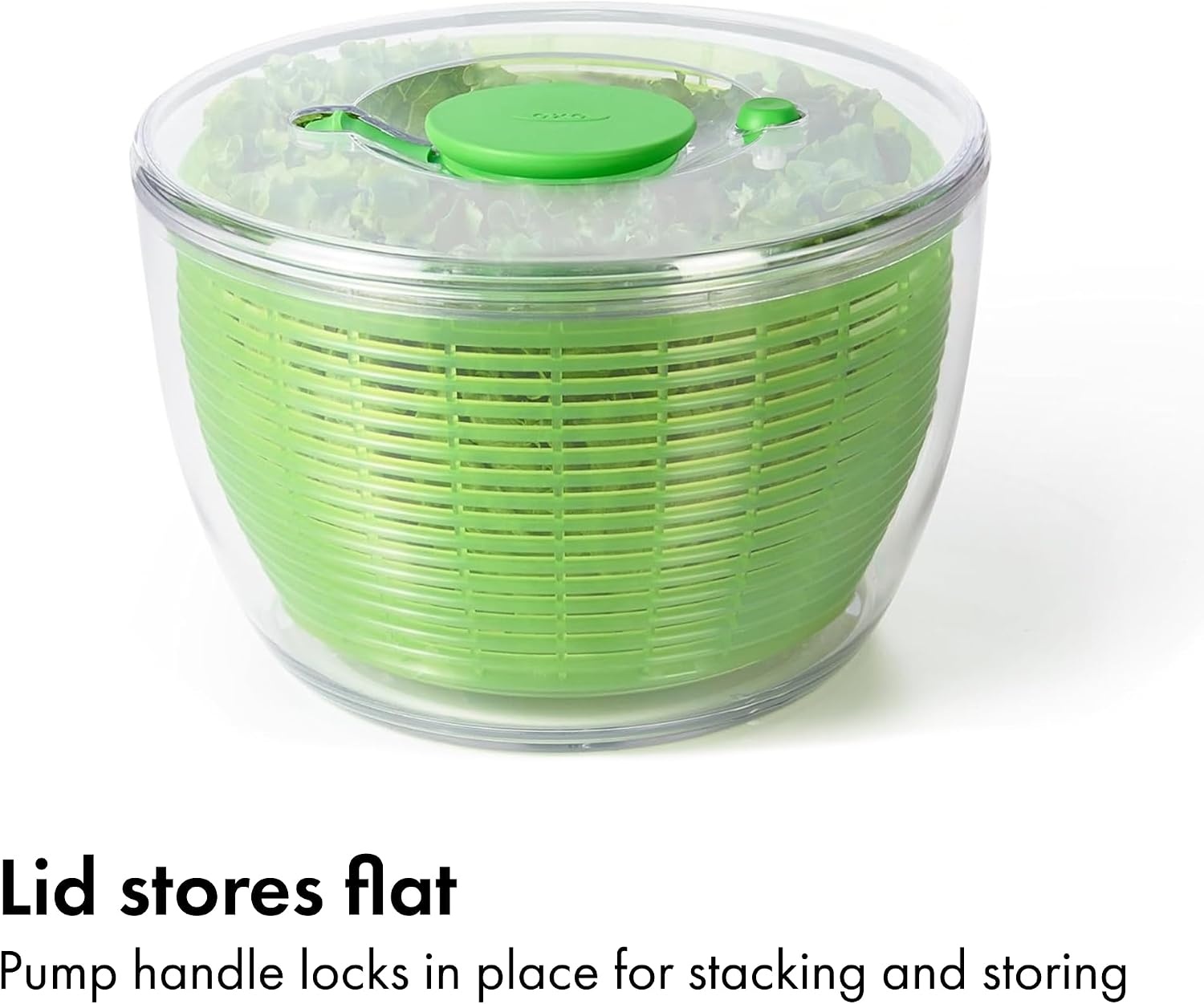 image:imageOXO Good Grips Little Salad amp Herb Salad Spinner Fruit Washer and Lettuce SpinnerGreen